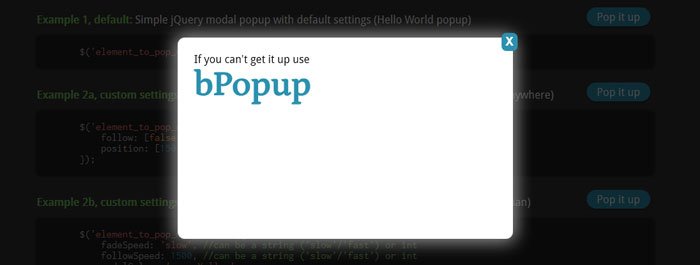 bPopup